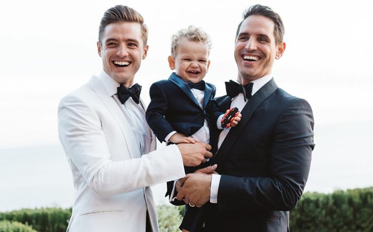 See photos from Robbie Rogers and Greg Berlanti's romantic wedding day