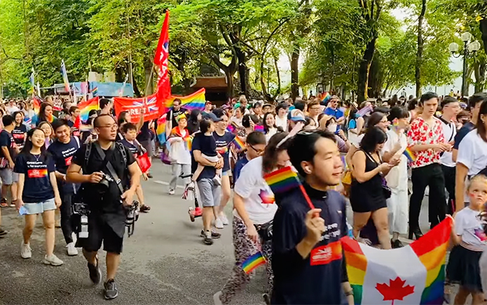 Hanoi Pride returns to Vietnam for first time since COVID-19 pandemic